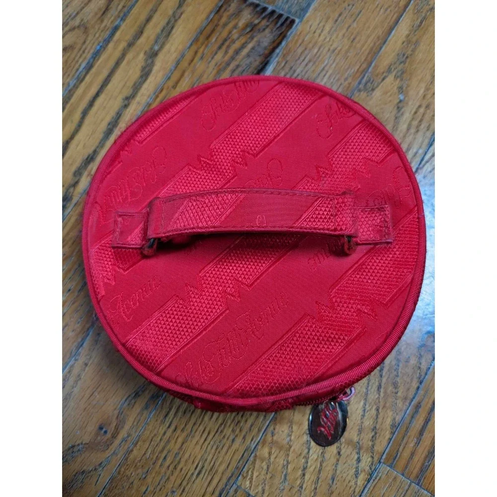 SAKS FIFTH AVENUE Cosmetics Bag Makeup Travel Pouch Red Multi‎ Pocket
